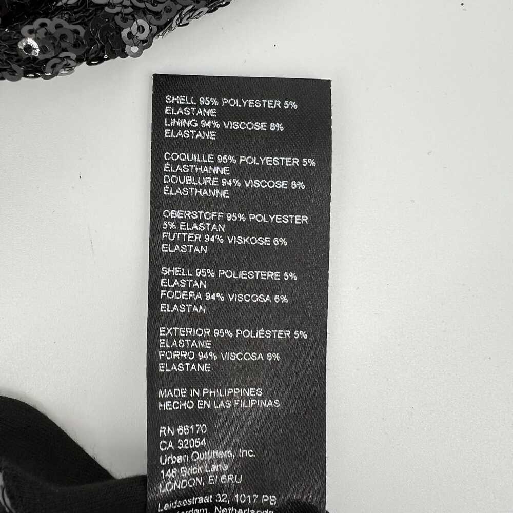 Anthropologie Black Dress Pants with Sequin Detail | Size 4 Regular - Picture 4 of 6